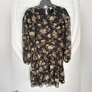 Aritzia Wilfrid Lamare Flowy Longsleeve Summer Dress sz XXS